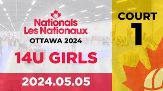 2024 Volleyball Canada Nationals 🏐 Ottawa: 14U Girls GOLD MEDAL MATCH | Court 1 [2024.05.05]