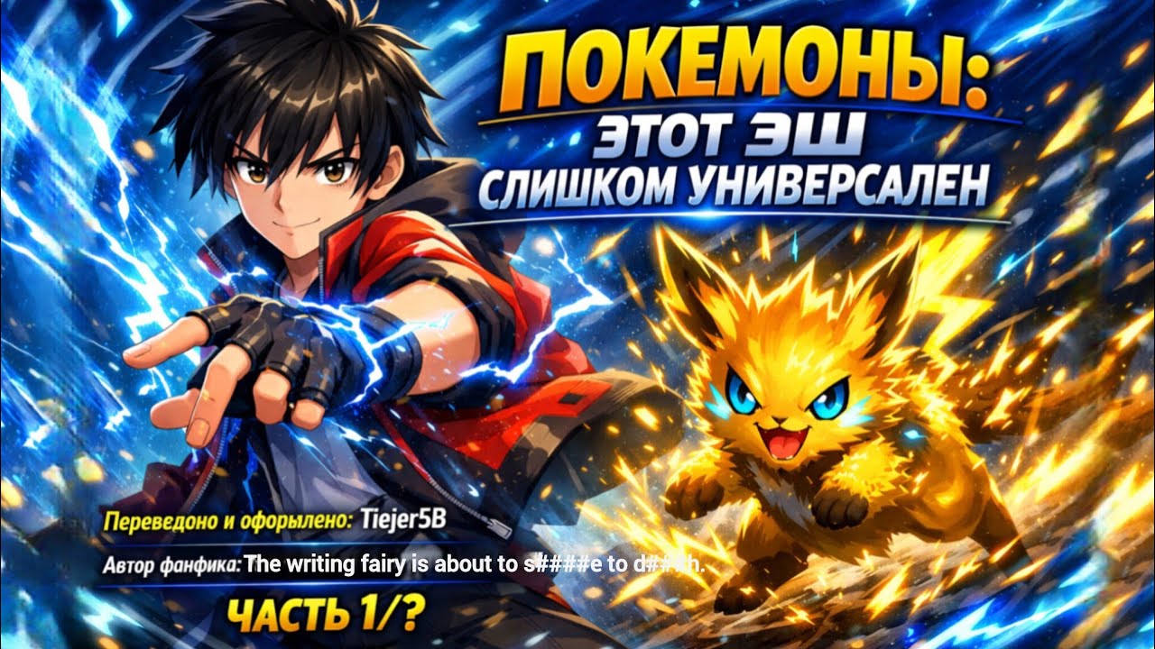 Pokémon Fanfic — Покемоны: Этот Эш слишком универсален Часть 1/??