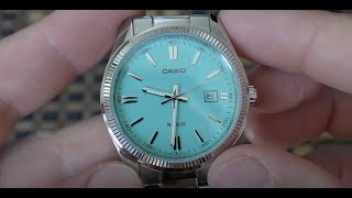 CASIO MTP-1302D-2A2JF ティファニーブルー MTP-1302D-2A2JF | CASIO