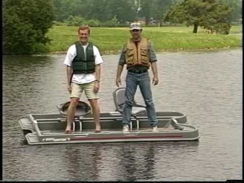 two man pontoon fishing boat for small lakes - pond king