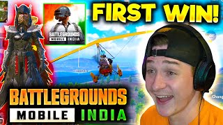 My FIRST GAME on BATTLEGROUNDS INDIA (BGMI) 🇮🇳