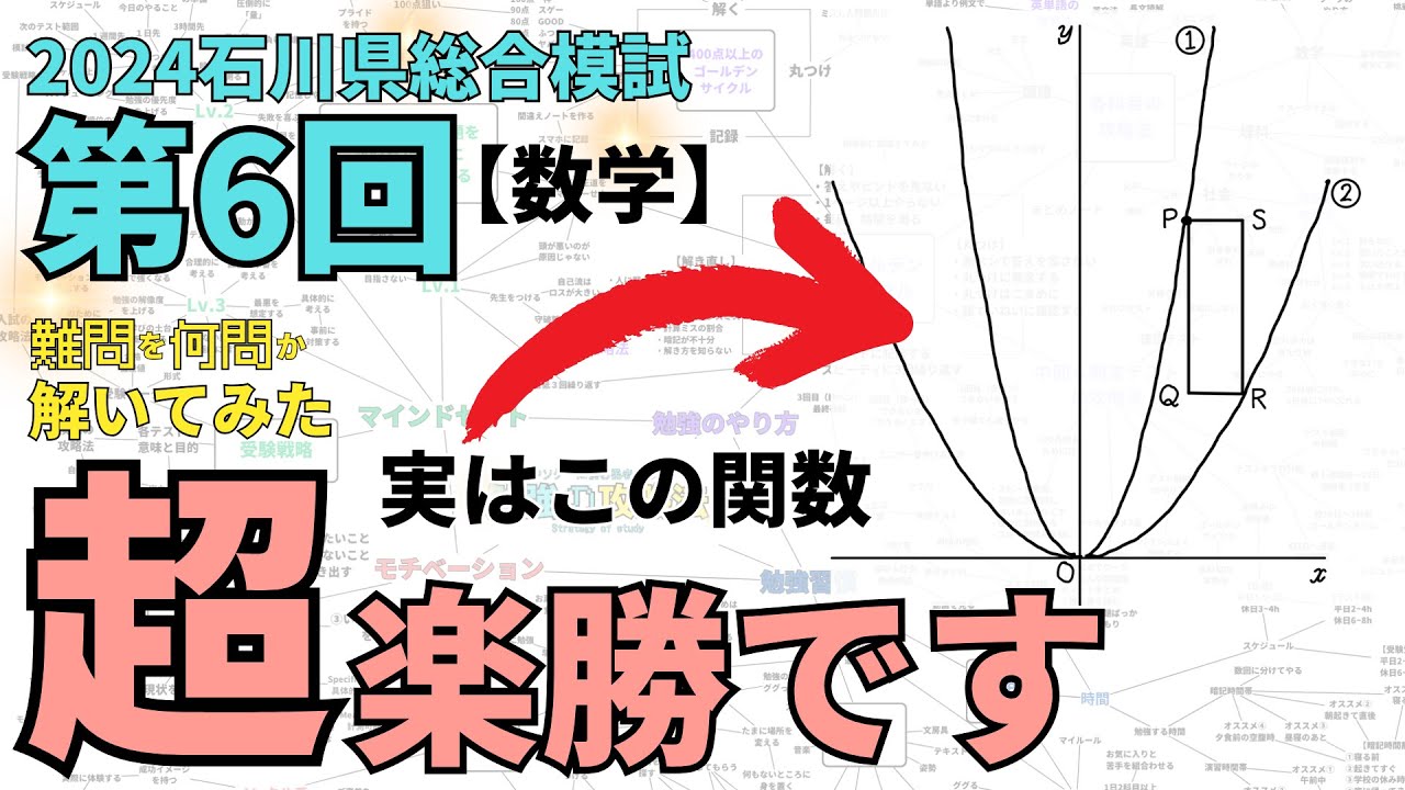 2024 6th Ishikawa Prefectural Comprehensive Mock Exam [Mathematics 2024 6th Ishikawa Prefectural Comprehensive Mock Exam [Mathematics