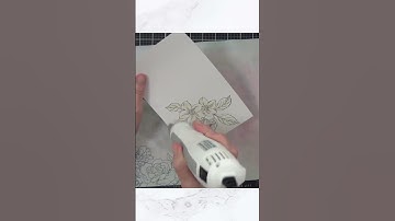 2 EASY Ideas for 3D Embossing Folders card tutorial! #altenew #fyp #trending #cardmaking #crafting