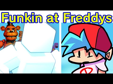 Friday Night Funkin' - Funkin' at Freddy VS Afton FULL WEEK + Scott Cawthon, Matpat (FNF Mod) (FNAF)