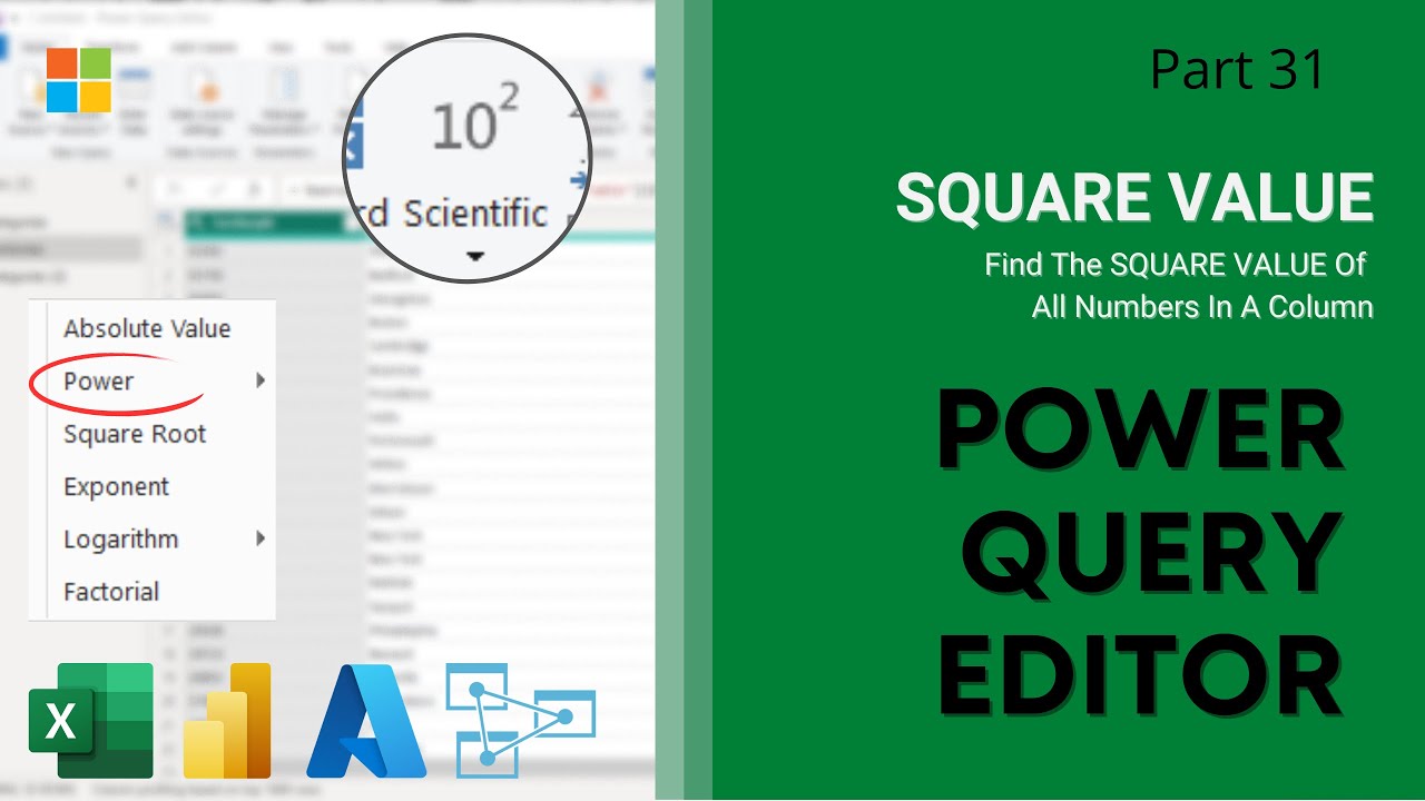 31 Calculate Square Of Value Power Query Editor YouTube 31-calculate-square-of-value-power-query-editor-youtube