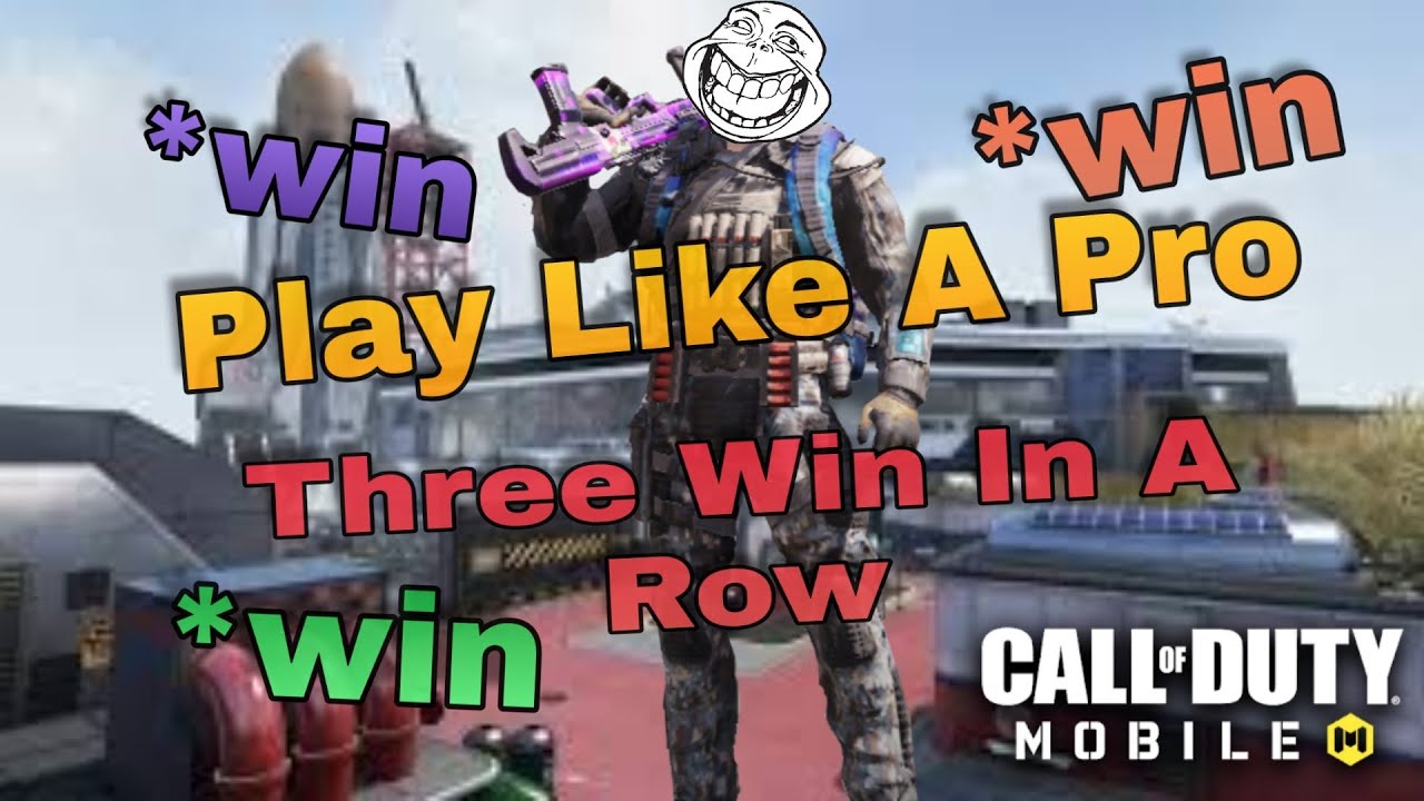play like a pro three win in a row (call of duty) Takeoff - YouTube