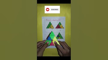 How to solve pramide triangle puzzle #shorts #trending