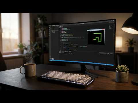 ASMR Coding Snake Game Python Pygame