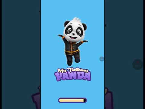 My talking Panda virtual pet gameplay