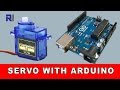 How to control Servo motor with Arduino with and without potentiometer