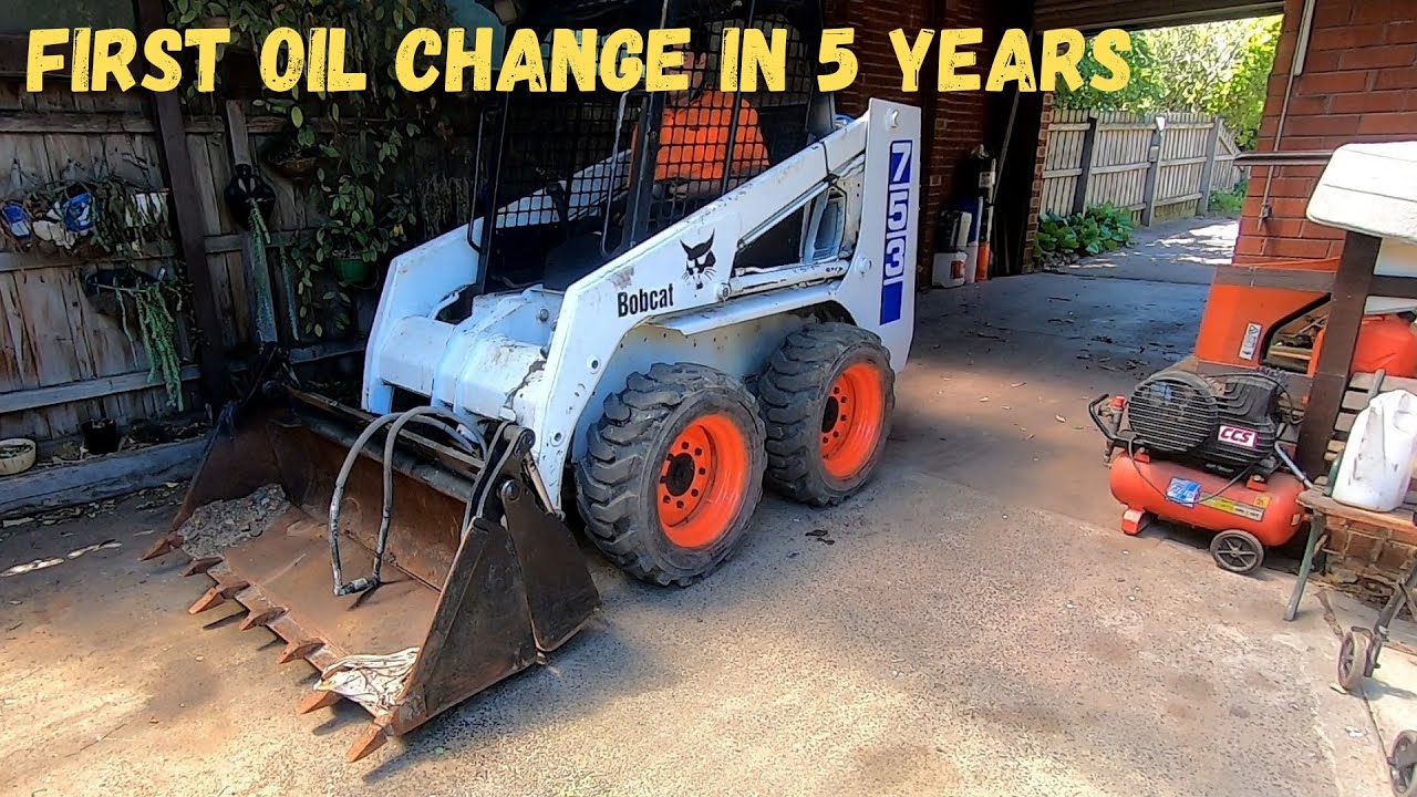 Well Needed Maintenance on a Bobcat 753 YouTube