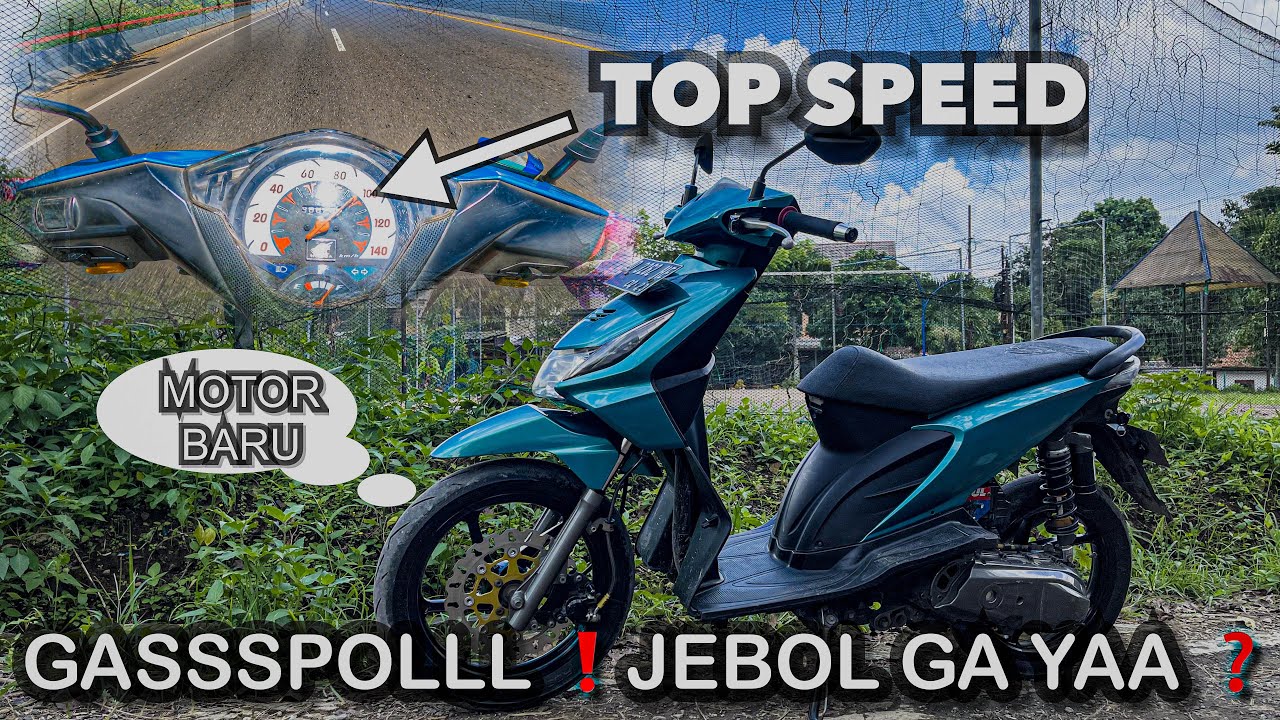 MOTOR BARU BEAT 115 CC ... GASPOLL SAMPAI JEBOL ️ ️ - YouTube