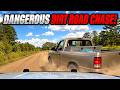 Mazda Driver Takes Off on Rock Island Road | Arkansas State Police l 50 MPH on Dirt Road
