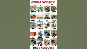 No Fake 👎 Cheat Codes Of Indian Bikes Driving 3D | new 🆕 videos 20 )
