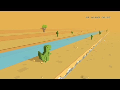 Chrome Dino Game JUST GOT AN UPDATE! LINK IN THE DESCRIPTION