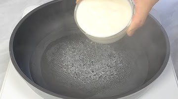 I just add yogurt to the boiling water! I eat them instead of bread