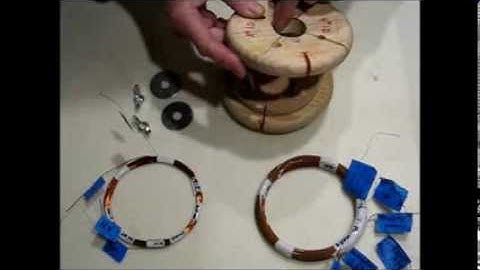 Home-made coil winder AIR COIL attachment (part 3 of 3)