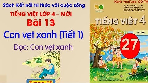 Bài 13  Con vẹt xanh Tiếng Việt lớp 4 | Tiết 1 Đọc Con vẹt xanh | sách kết nối tri thức | Cô Thu ttc