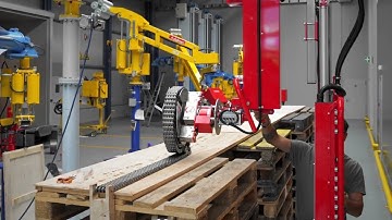 Industrial Manipulator for unrolling metal chains | Partner Equo