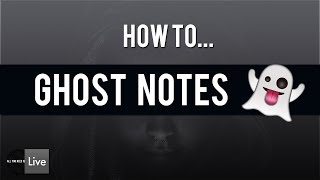How to Ghost Notes Drums ( Ableton Tutorial )
