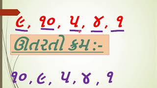 Gujarati Medium - STD - 1 - MATHS - Utarato Kram - 1