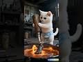 "मुन्ना ने पापा का रोबोट वाला पैर तोड़ दिया 😱 | Funny Comedy Skit 🤖😂"#meow #shorts #kitty