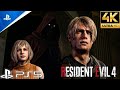 Resident Evil 4 Remake - Ashley vs Plagas Knights | 4K 60FPS Ultra Horror Gameplay