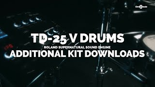 Roland TD-25 V-Drums additional kit downloads | Gear4music