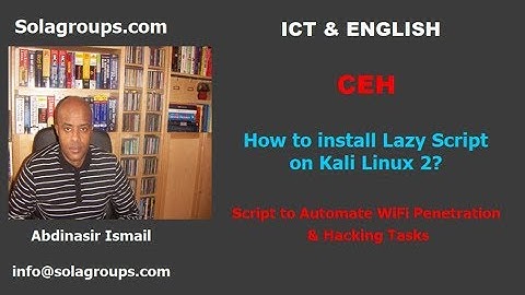 How to Install Lazy Script on Kali Linux 2017.1?