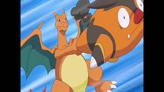 Ash's Charizard nearly gave Seismic toss to Pignite