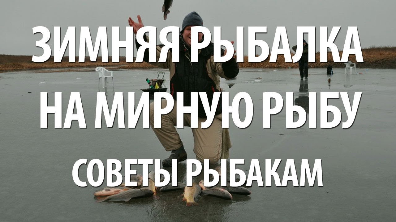 подледная зимняя рыбалка видео