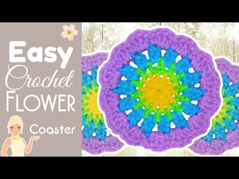 Easy Crochet Flower Bouquet - Single Zinnia - Secret Yarnery