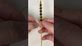 Bracelet de Perles - Noeud Shamballa #knotting #tutorial #shamballa #diy #beadsjewellery