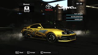 All cars in NFS Most Wanted Refined 1.2