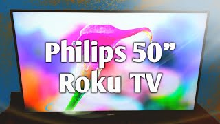 PHILIPS 50 INCH ROKU TV REVIEW