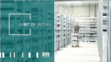 BITO Pallet racking & containers in use at MOTAN