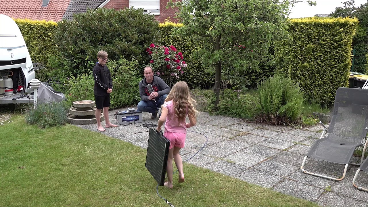 Wattstunde Solarkoffer Ultra light 100W mit Laderegler, der einfache und sichere Weg