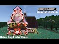 Rainy Build Lake House - Cozy Cottage House - Minecraft Relaxing Longplay (No Commentary ) 1.20