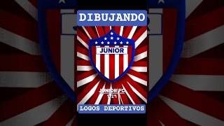 Continúamos con la serie futbolera, hoy #dibujando al JUNIOR DE BARRANQUILLA. #juniordebarranquilla