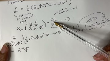 Quantum Field Theory 1a—Klein Gordon Equation from Lagrangian Density