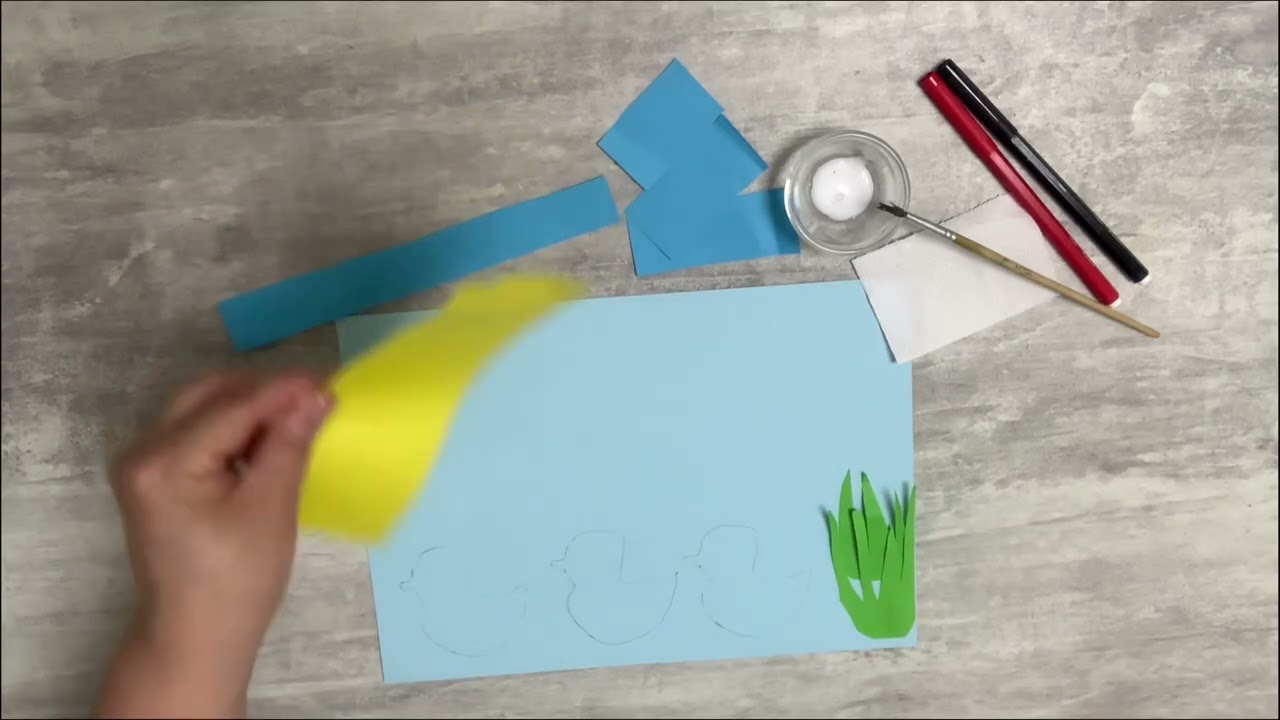 ШАНУЙМО СЛОВО КОБЗАРЯ (обривна аплікація) за сюжетом твору «Тече вода з- під явора» 