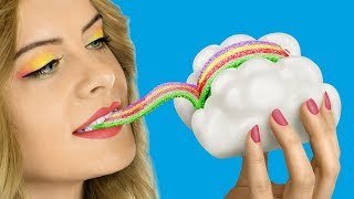 8 DIY Edible Unicorn School Supplies / Weird Ways To Sneak Candies Into Class