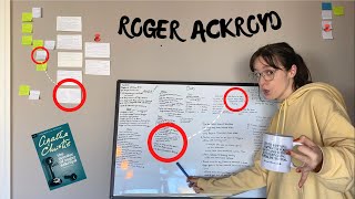 I tried to solve an Agatha Christie mystery 🔪 the murder of roger ackroyd