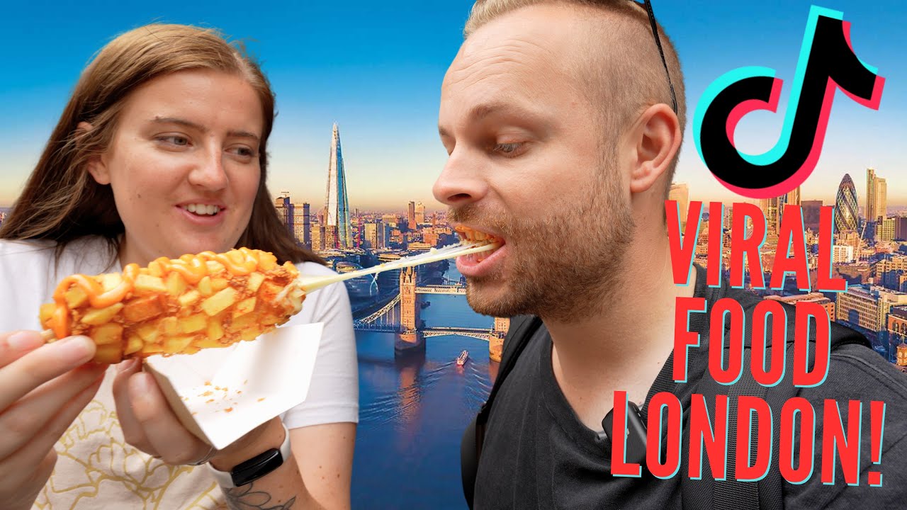 We had to try TIKTOK VIRAL Food in London! | Vlog |