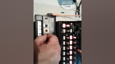 Monotron Duo with CV input and Korg SQ 1