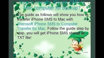 iPhone SMS Backup - Backup iPhone SMS, iMessages to mac