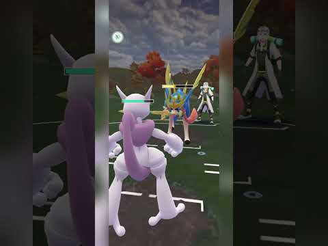 【マスターリーグ】メガミュウツーXで全抜き！！【ポケモンGO】【バトルリーグ】#shorts #ポケモンgo #goバトルリーグ #gbl #マスターリーグ #pokemongo