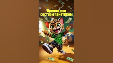 Прикол над сестрой пакетиком в нейросети #dalle3 #chatgpt #aiart #aicat #cats #юмор #кот #ии