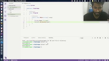 .Net Core Console Application Session 1