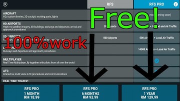 How to get RFS Real Flight Simulator Pro Free Tutorial